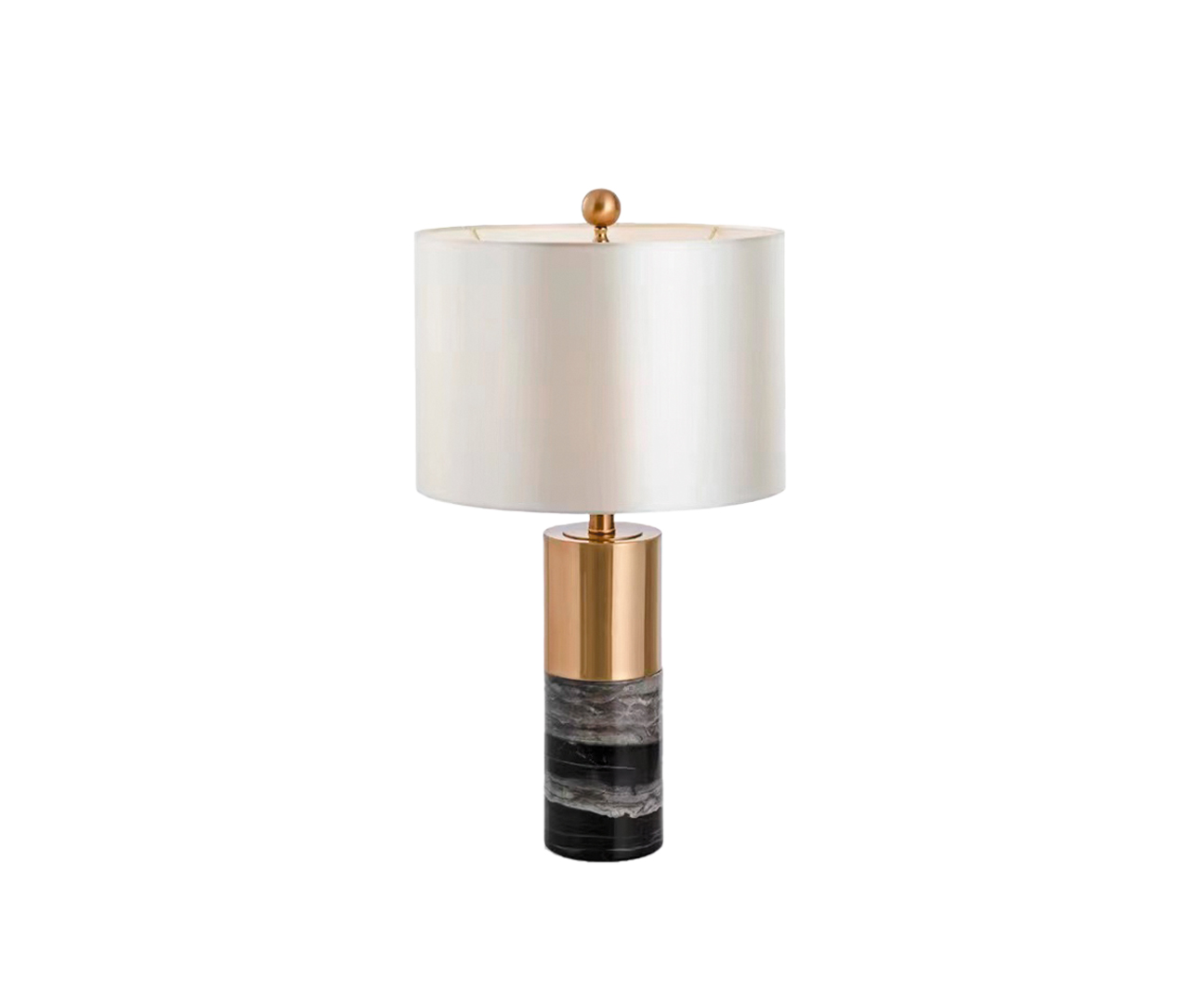 Настольная лампа 52 см, Kink Light 07700-1T,19-20(01), бронза-мрамор