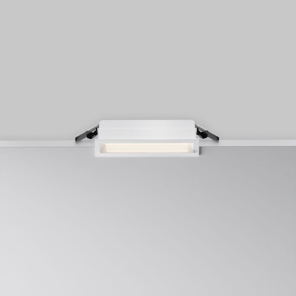 Встраиваемый светильник  DL100-6W2.7-3-4K-W 11,8*2,9*-3,5 см, *LED*6W, 4000K, Maytoni technical Parete DL100-6W2.7-3-4K-W, Белый