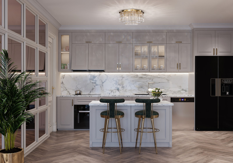 Светильник 45 см, Maytoni Dune DIA005CL-06G, золото