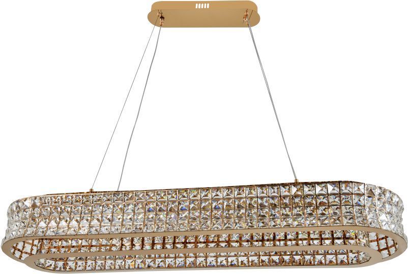 Подвесная люстра 120 см, 150W, 3000-6000K, Stilfort Karnelli 4024/03/12PL, золото