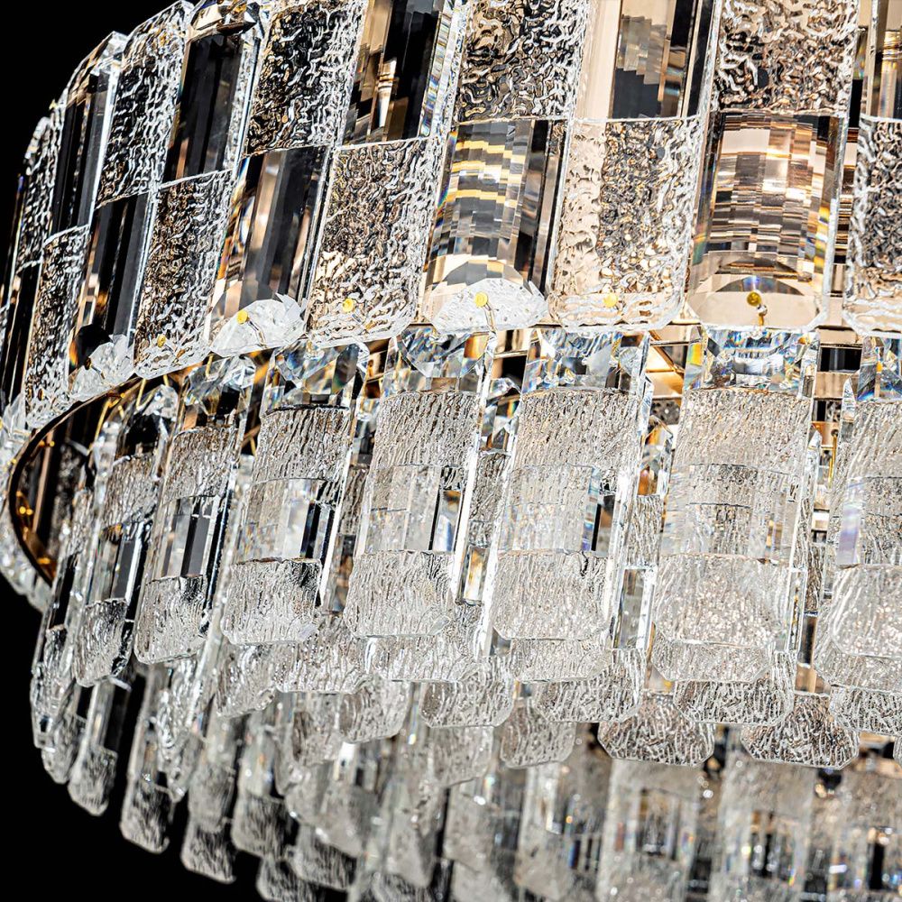 Люстра 50*16,5*-18 см, 7*Е14*40W, Modelux  ML.7039.500 GD, Золото