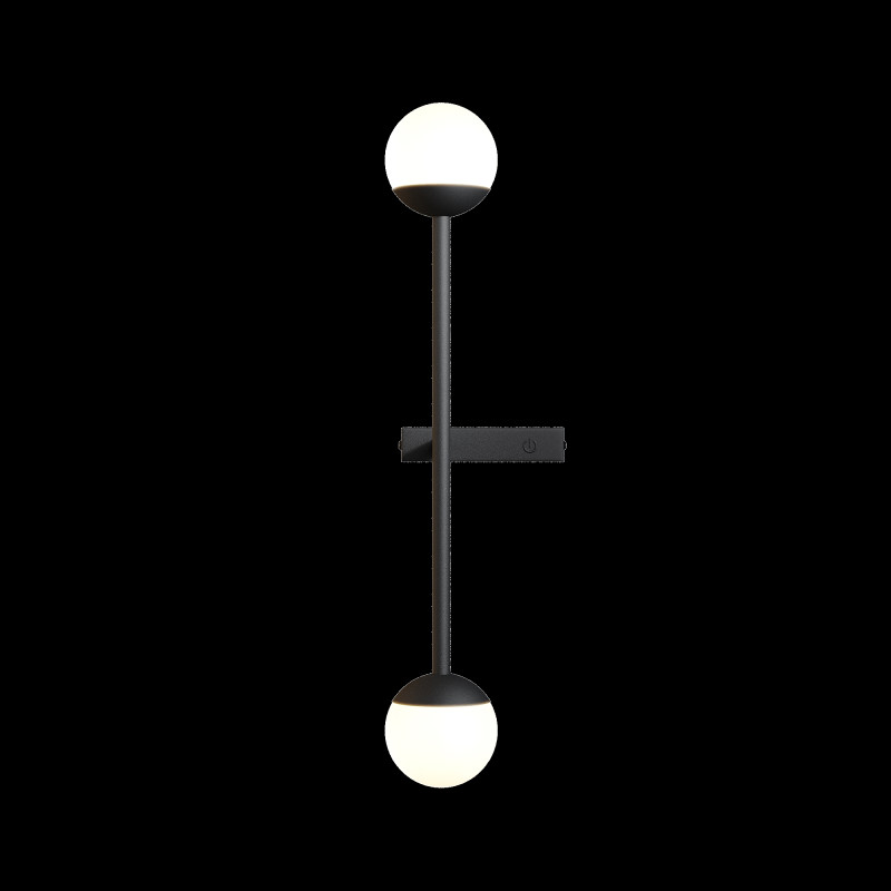 Бра 14,1*13*48 см, LED, 10W, 3000К, Maytoni TOUCH MOD285WL-L10B3K черный