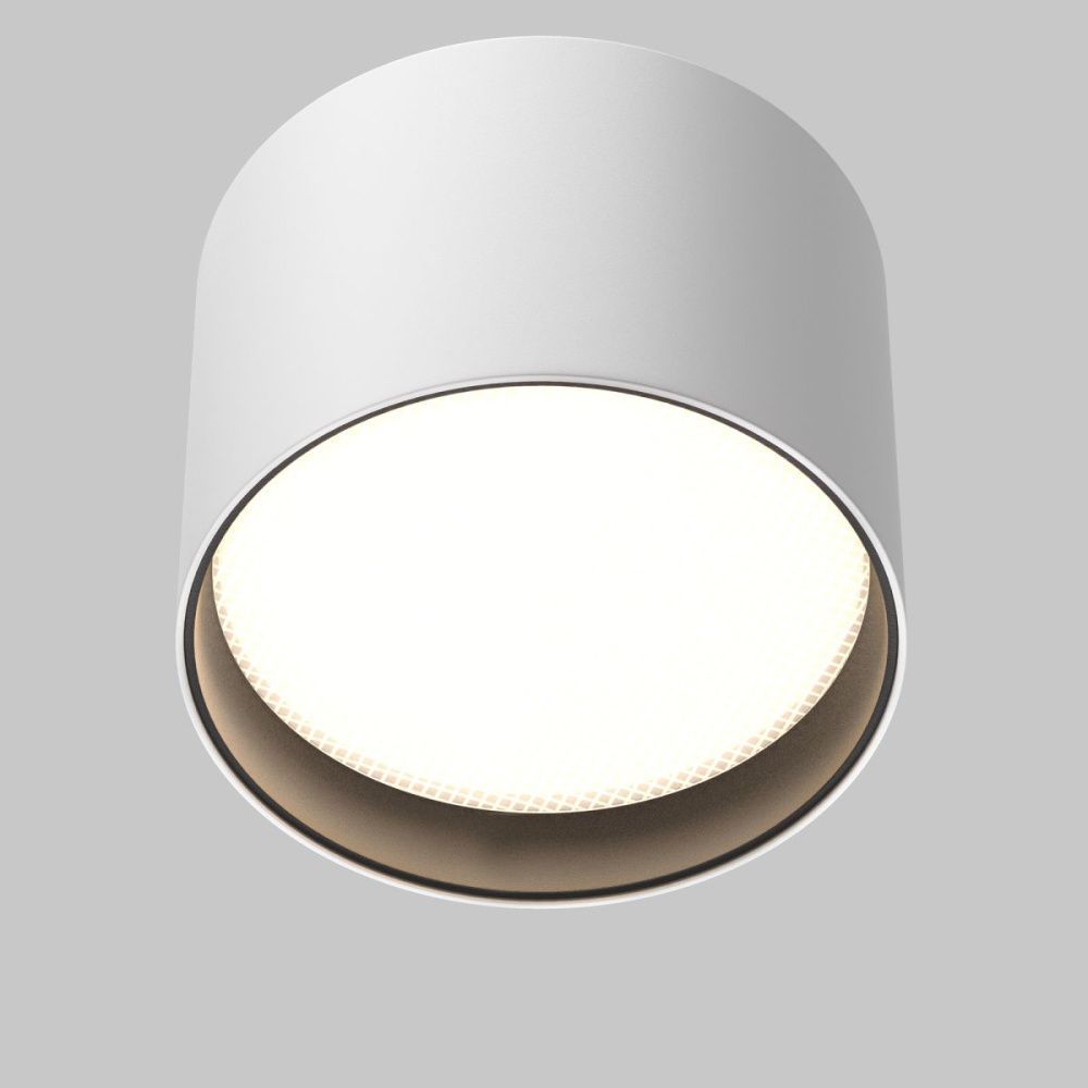 Потолочный светильник 9 см, 7W, 4000K, Maytoni Technical Glare C127CL-L7W4K-W, белый