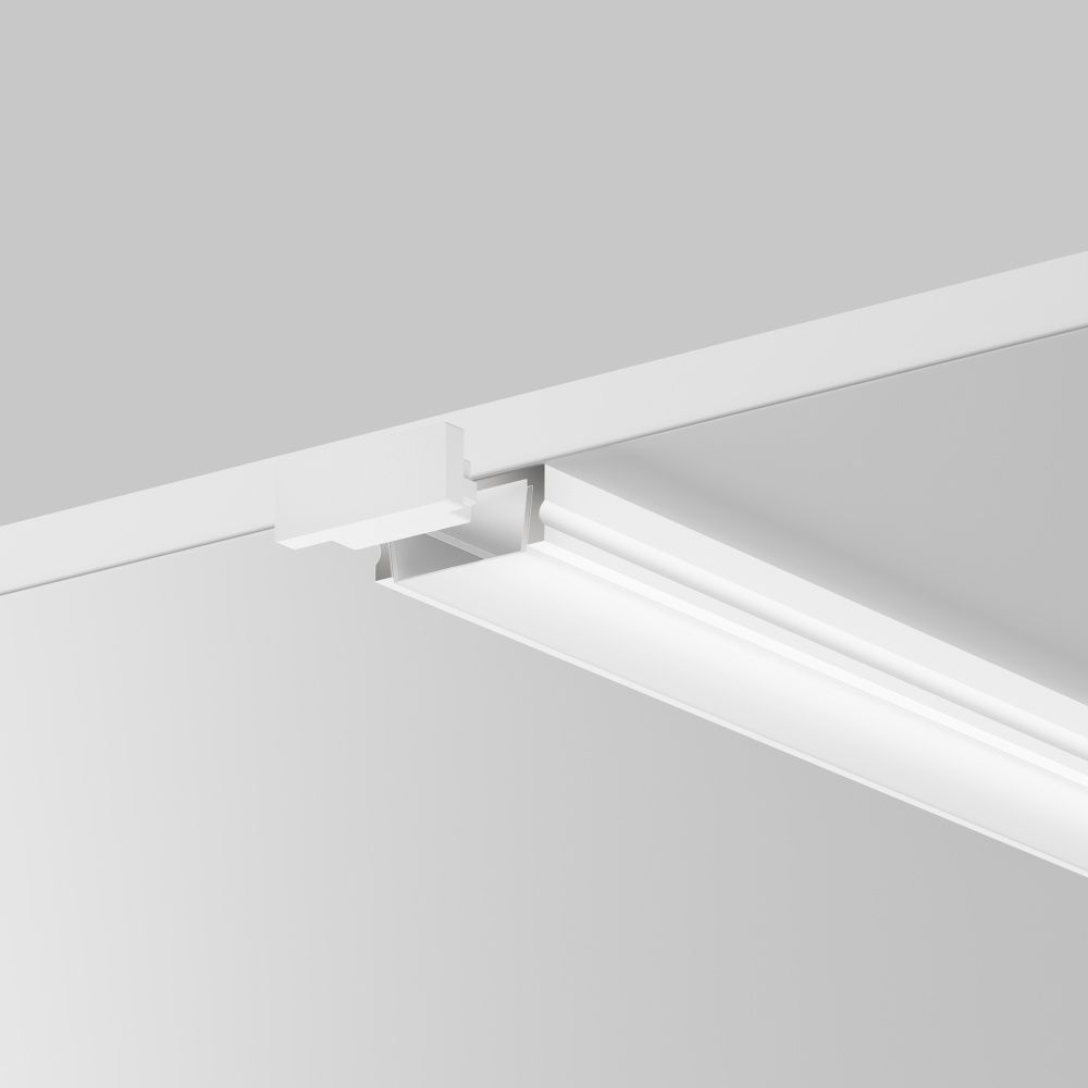 Алюминиевый профиль накладной 15x6 (Белый, 2 м), ALM-001-W-2M 631004, 200*2*1 см, Maytoni  631004, Белый
