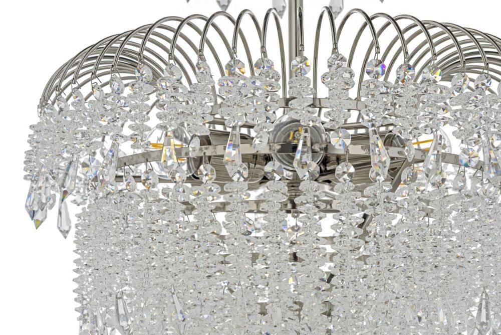 Люстра подвесная *40*50 см, 4*E27*40W, Arti Lampadari Sardinia Nickel Sardinia E 1.5.40.105 N, никель