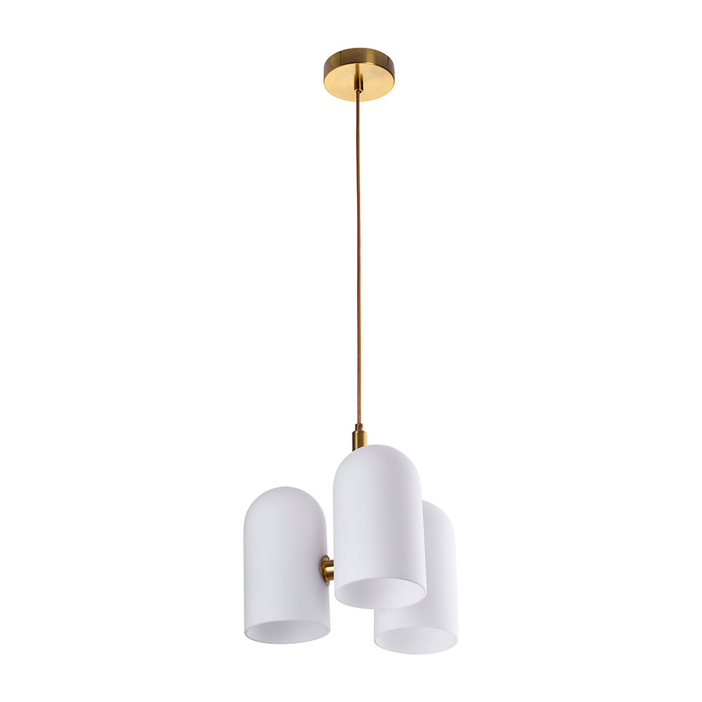 Подвесной светильник 30*35 см, 3*E14, 40W, Arte Lamp Cassel A5454SP-3PB, Полированная Медь
