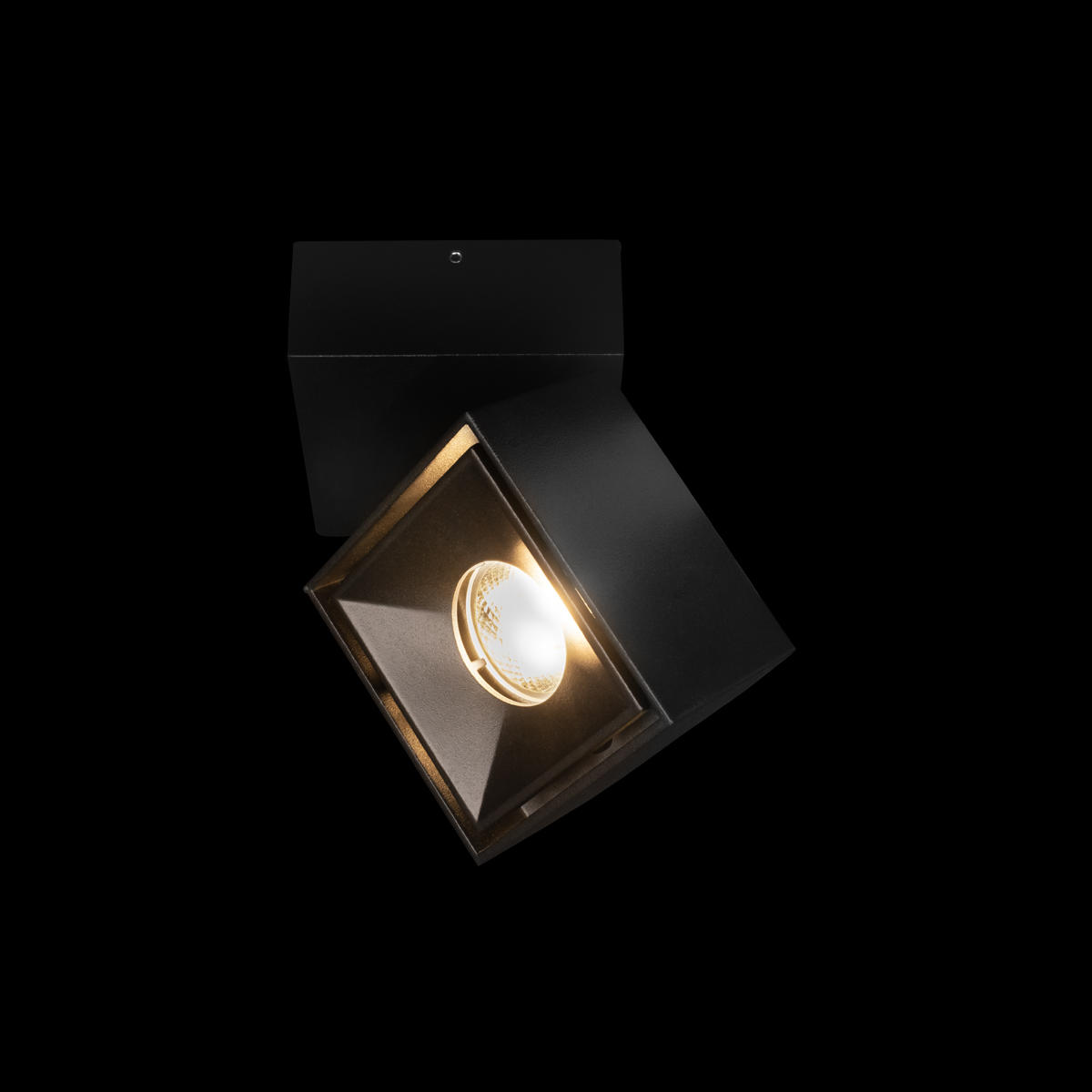 Накладной светильник 9*7,5*7,5 см, 1*LED*12W 4000K LOFT IT Focus 10323/B Black черный