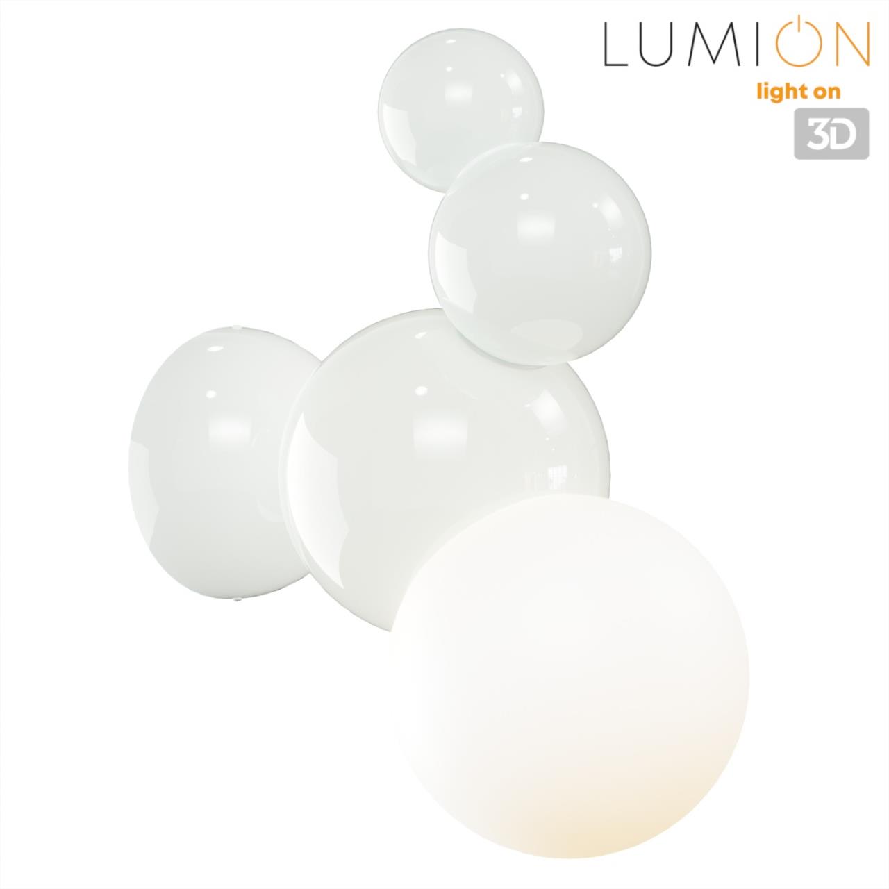 Бра 29*13*25 см, 1*E27 Lumion Blasen 6565/1W белый
