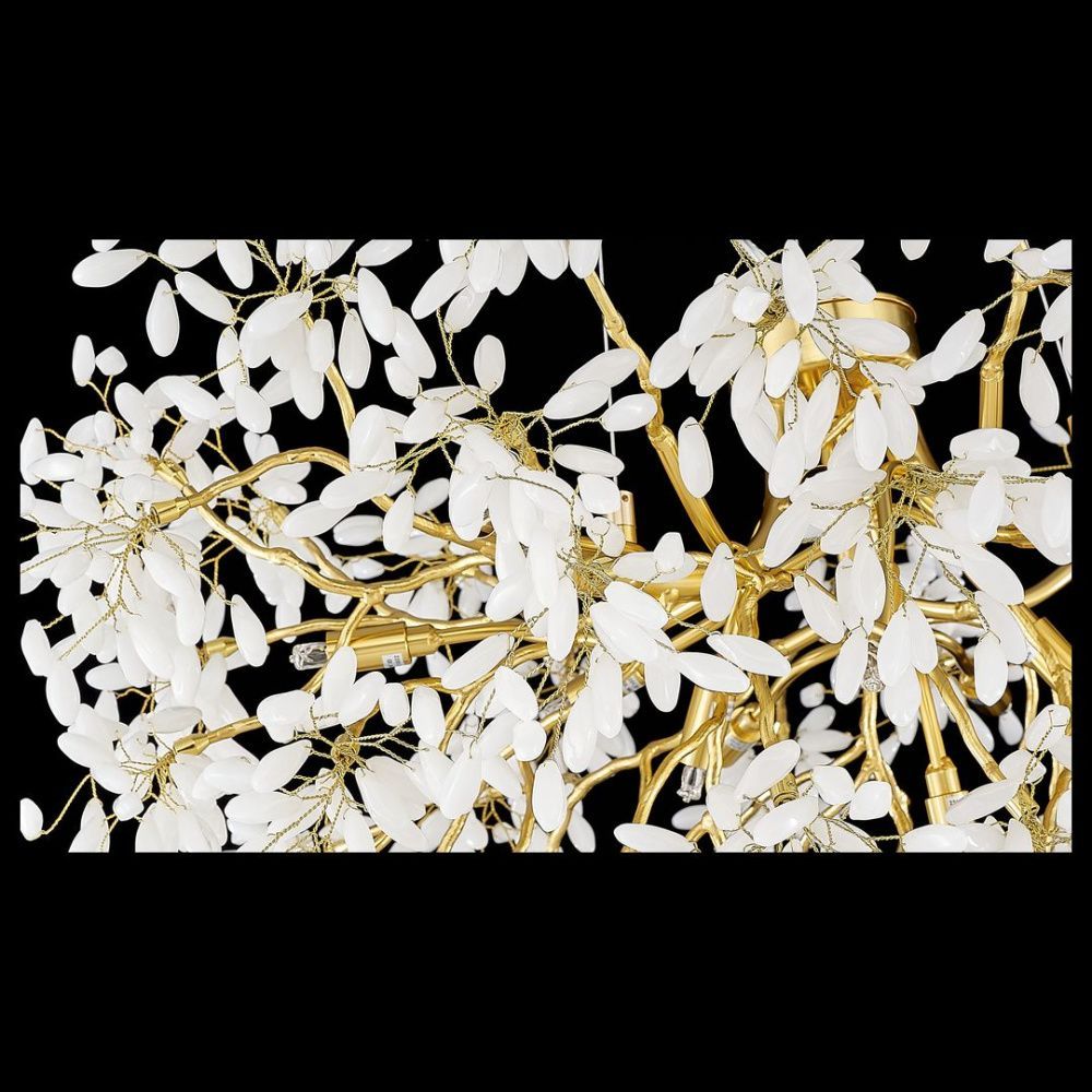 Подвесная люстра 80 см, Wertmark Dorothy WE193.13.403, матовое золото