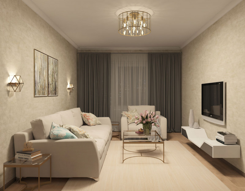 Бра Favourite Osten 2925-1W, D130*W220*H215, античной латуни, плафон из прозрачного стекла с эффектом льда