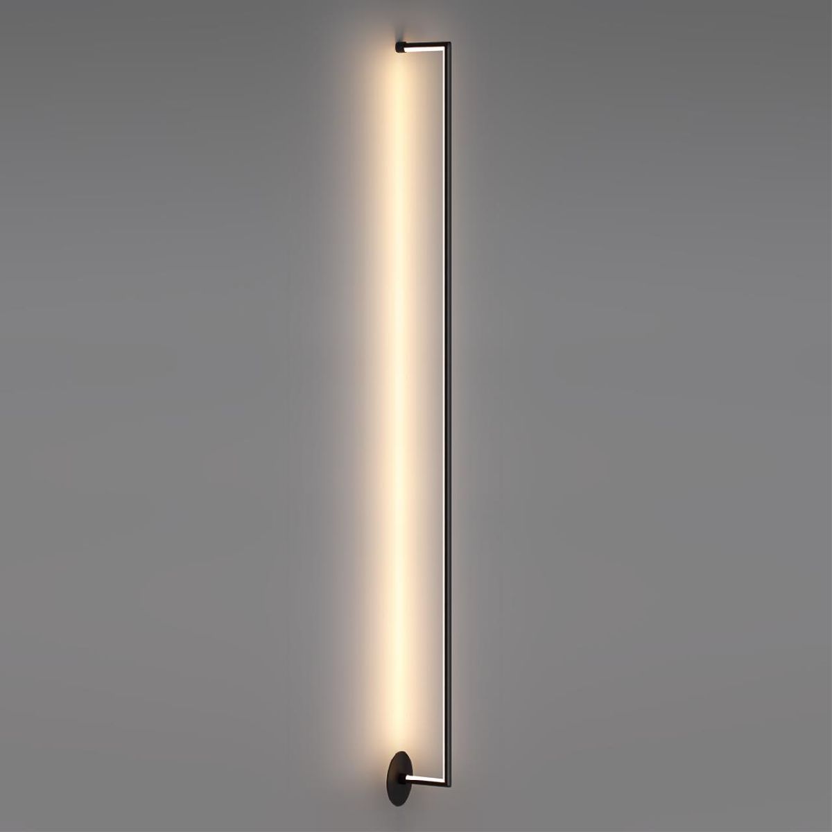 Настенный светильник 150 см, 18W, 3000K, Odeon Light Teo 7022/18WL, черный