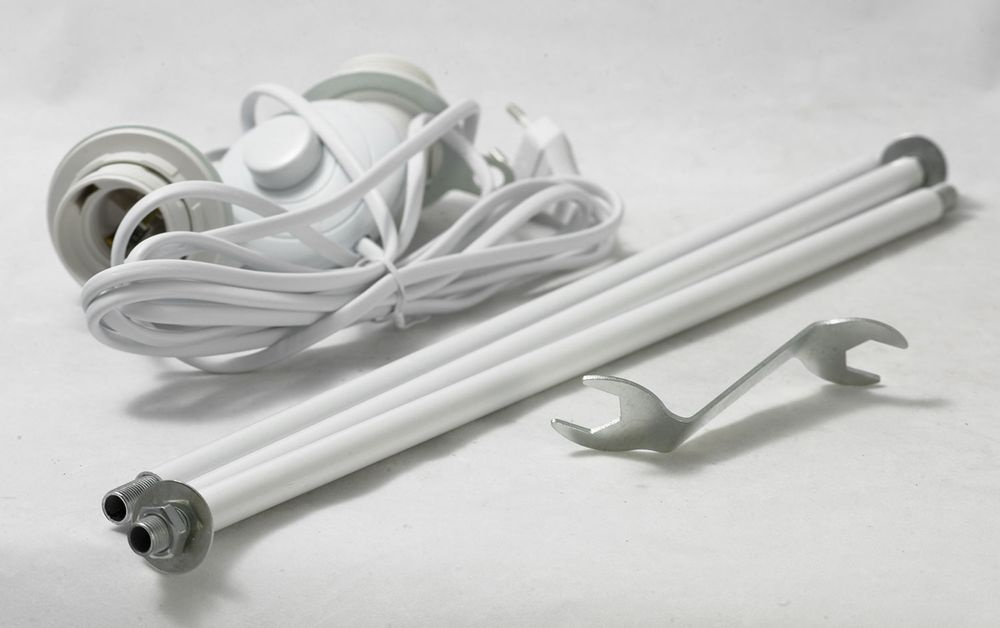 Торшер Lussole GRLSP-0504, белый-бежевый