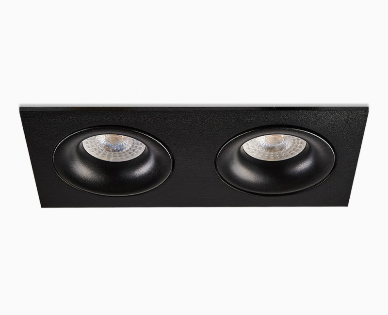 Встраиваемый светильник Italline DE 202 black, черный