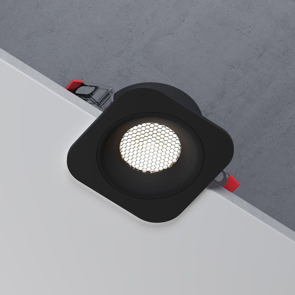 Светильник встраиваемый Tetro 10W 4000K черный IP44 15276/LED Elektrostandard  4690389217890, a071313