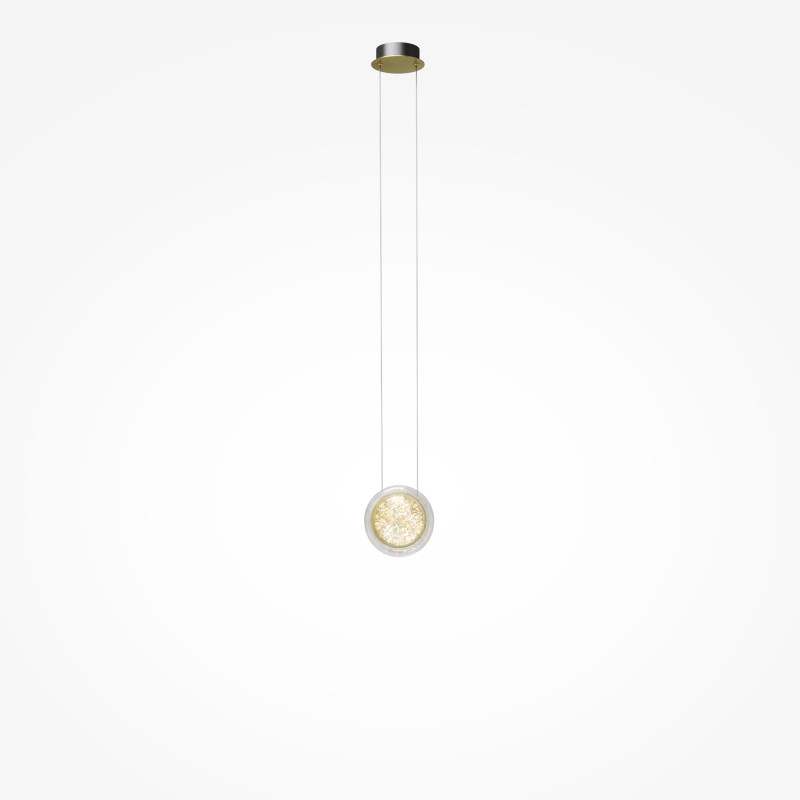 Подвесной светильник 15,6*12*319 см, LED, 3000К, Maytoni Pharao MOD361PL-L7BS3K1 латунный