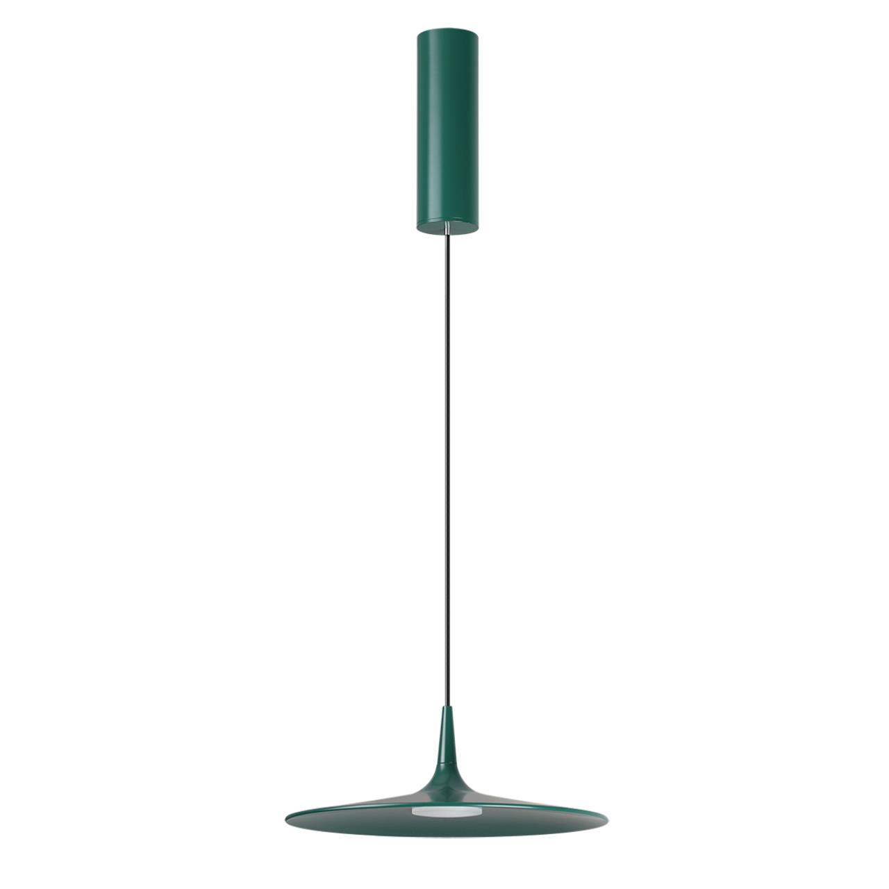 Уличный светильник  25*80 см, 1*LED*12W Odeon Light SOMBRA 7037/12L темно-зеленый