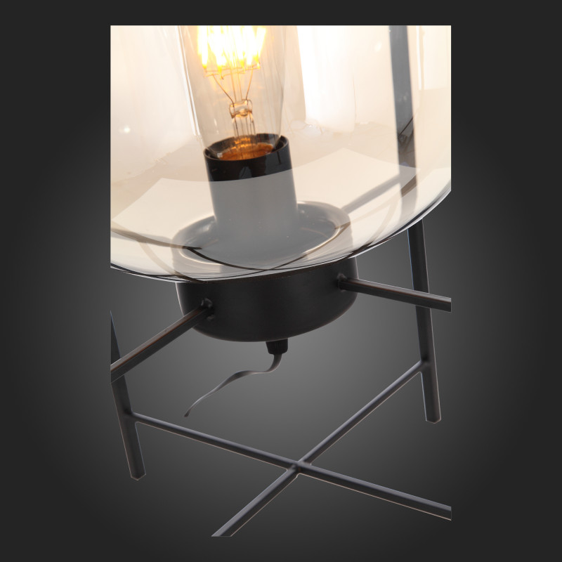 Настольная лампа 1*E27*40W, St Luce Burasca SL1050.505.01, черный