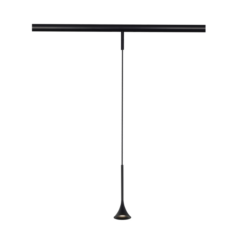 Магнитный трековый светильник SUPER5 7*22,5 см, 1*LED 5W 4000K ST LUCE ST688.446.05 черный