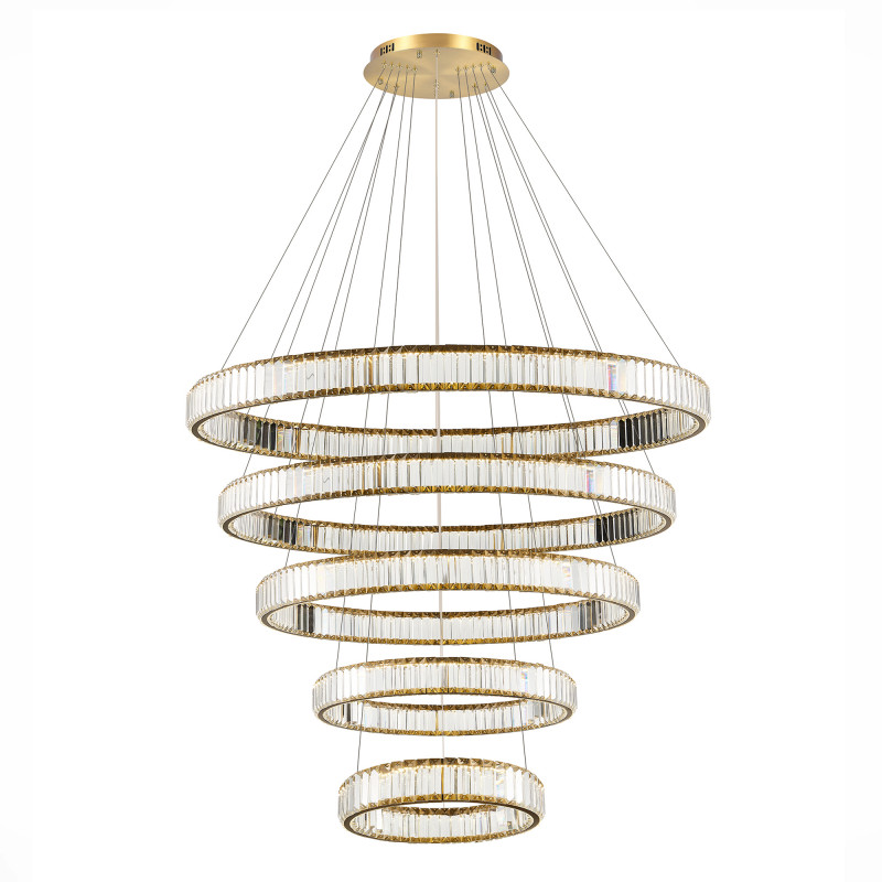 Люстра подвесная 120 см, 285W 4000K ST LUCE TIVOLI SL1622.313.05 Латунь