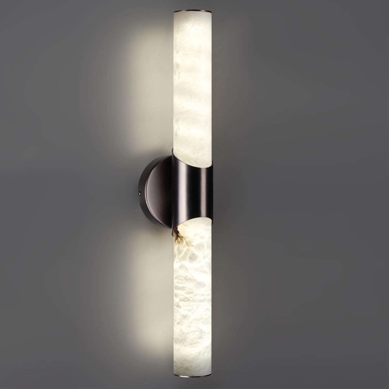 Бра 12*6*57,2 см, 1 LED*12W, 3000 К, Odeon Light Marbella, темная латунь 6673/12WL