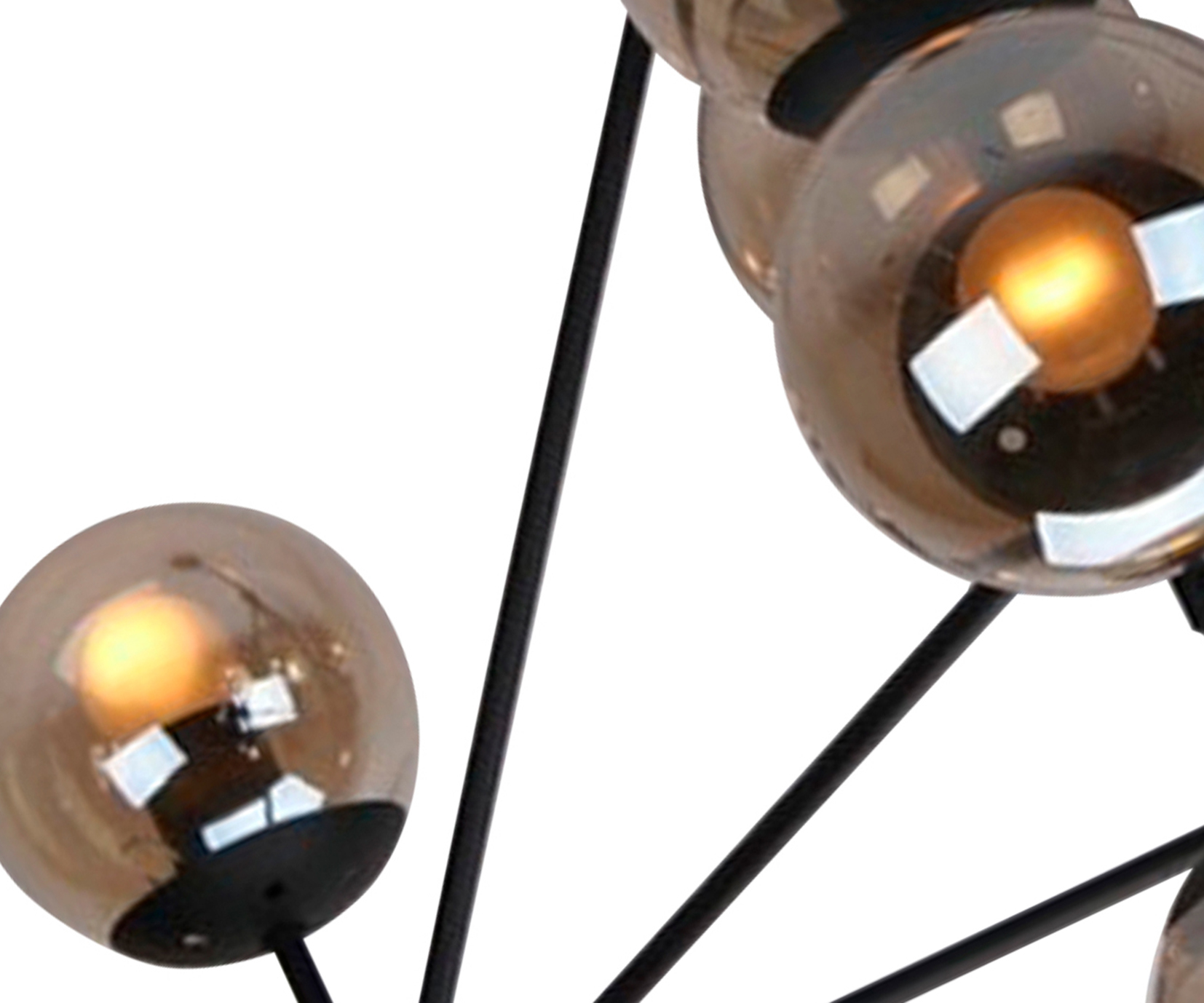 Люстра Kink Light МОДИ 07535-10,19 черный, диаметр 110 см
