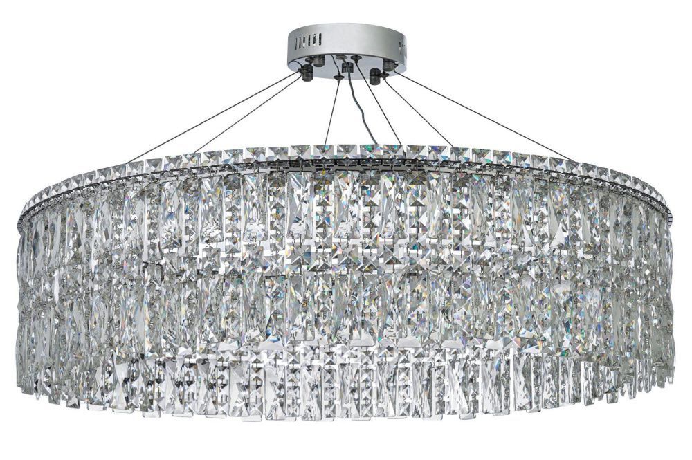 Люстра подвесная *80* см, Led лента*LED*88W, 3000/6000K, Arti Lampadari Ovindoli Nickel Ovindoli L 1.5.80.100 N, Никель