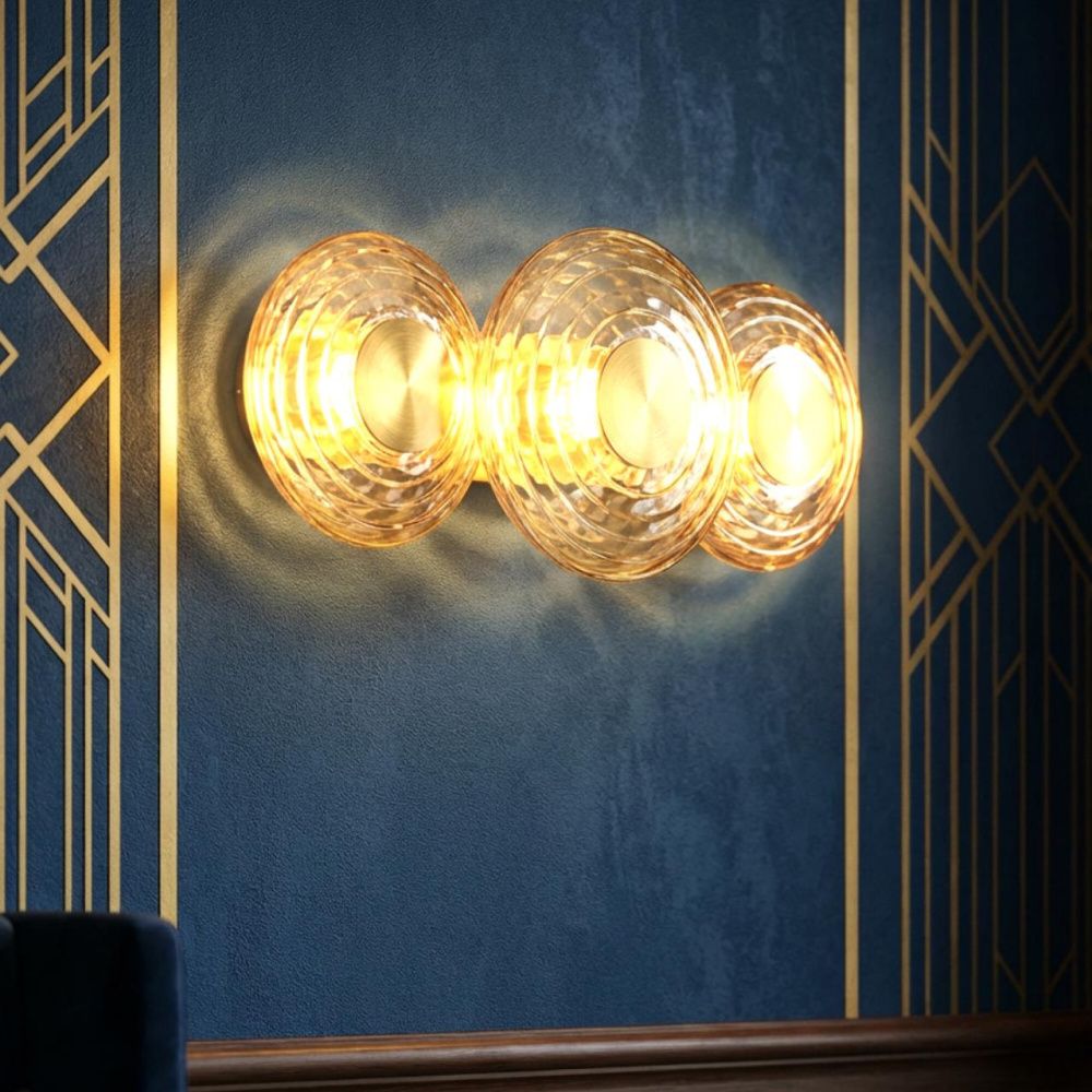 Светильник 35 см, 18W, 3000K, Citilux JANTAR CL240333, латунь