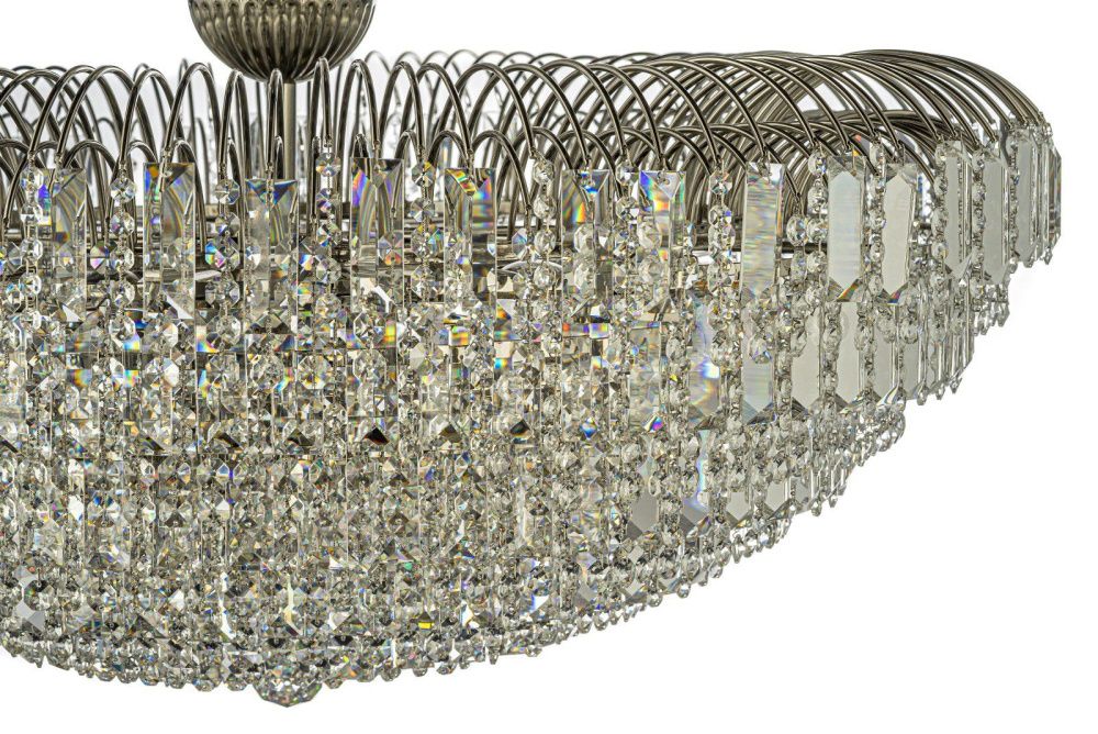 Люстра подвесная *80*60 см, 16*E14*40W, Arti Lampadari Salentino Salentino E 1.5.80.101 N, никель