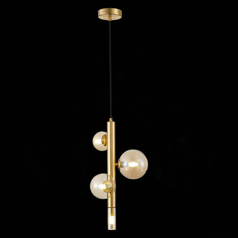 Светильник подвесной 32 см, ST LUCE CIELO SL1509.203.04 Золотистый