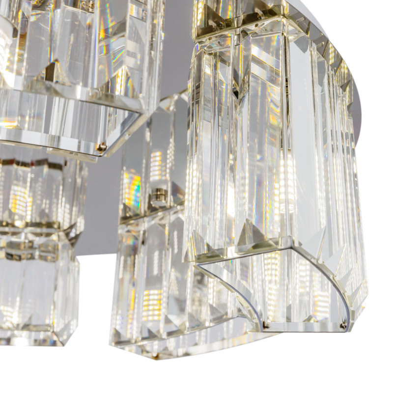 Подвесная люстра Maytoni Colline MOD083PL-06CH, диаметр 60 см, хром