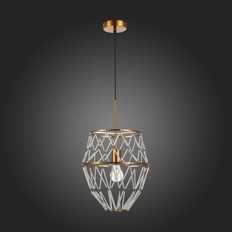 Светильник подвесной 30 см, ST LUCE NARRIO SL1016.213.01 Золотистый