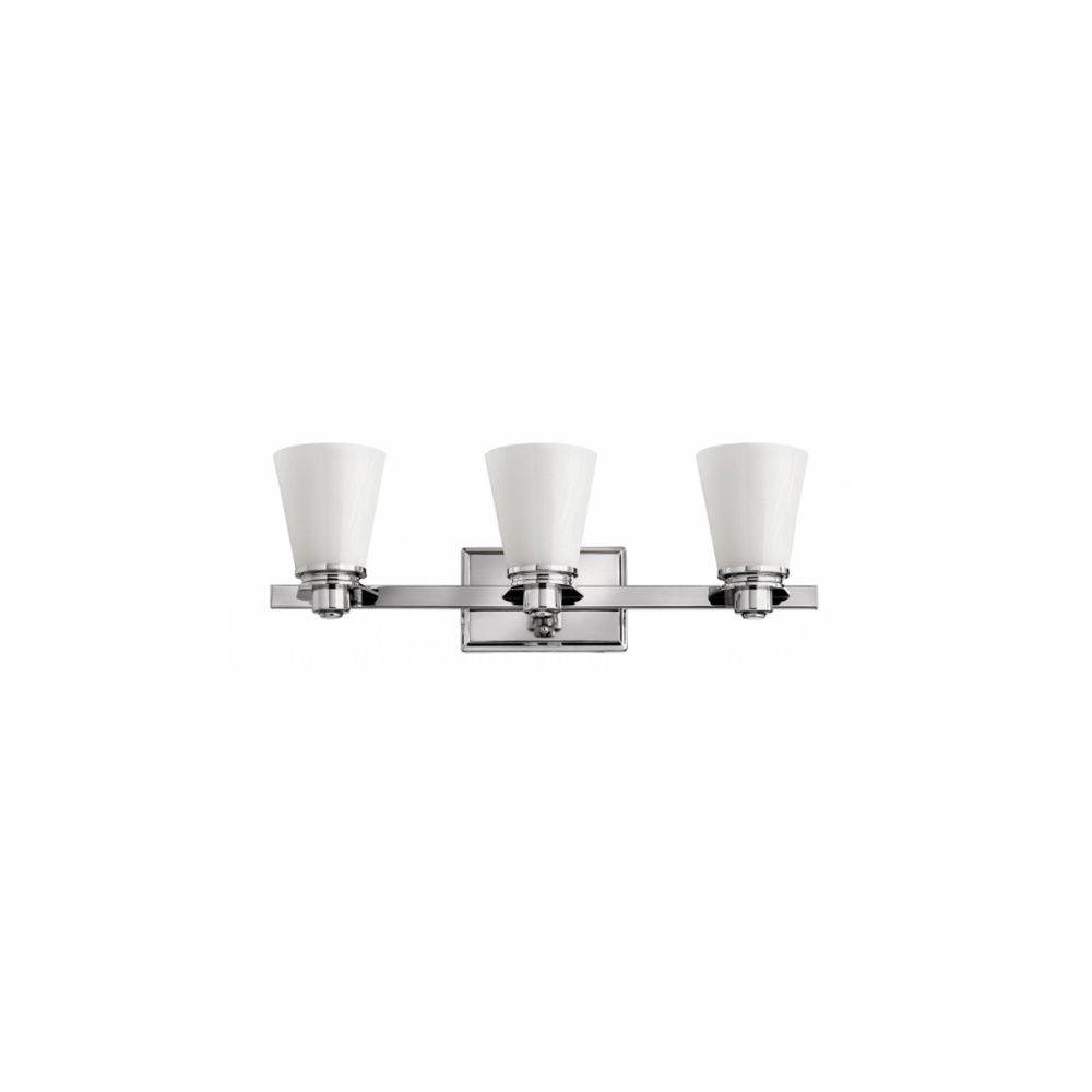 Бра для ванных комнат 16*58*22 см, G9*40W, Natural Concepts Hinkley Avon 2612 (Белый глянцевый, золото полуматовое), черный