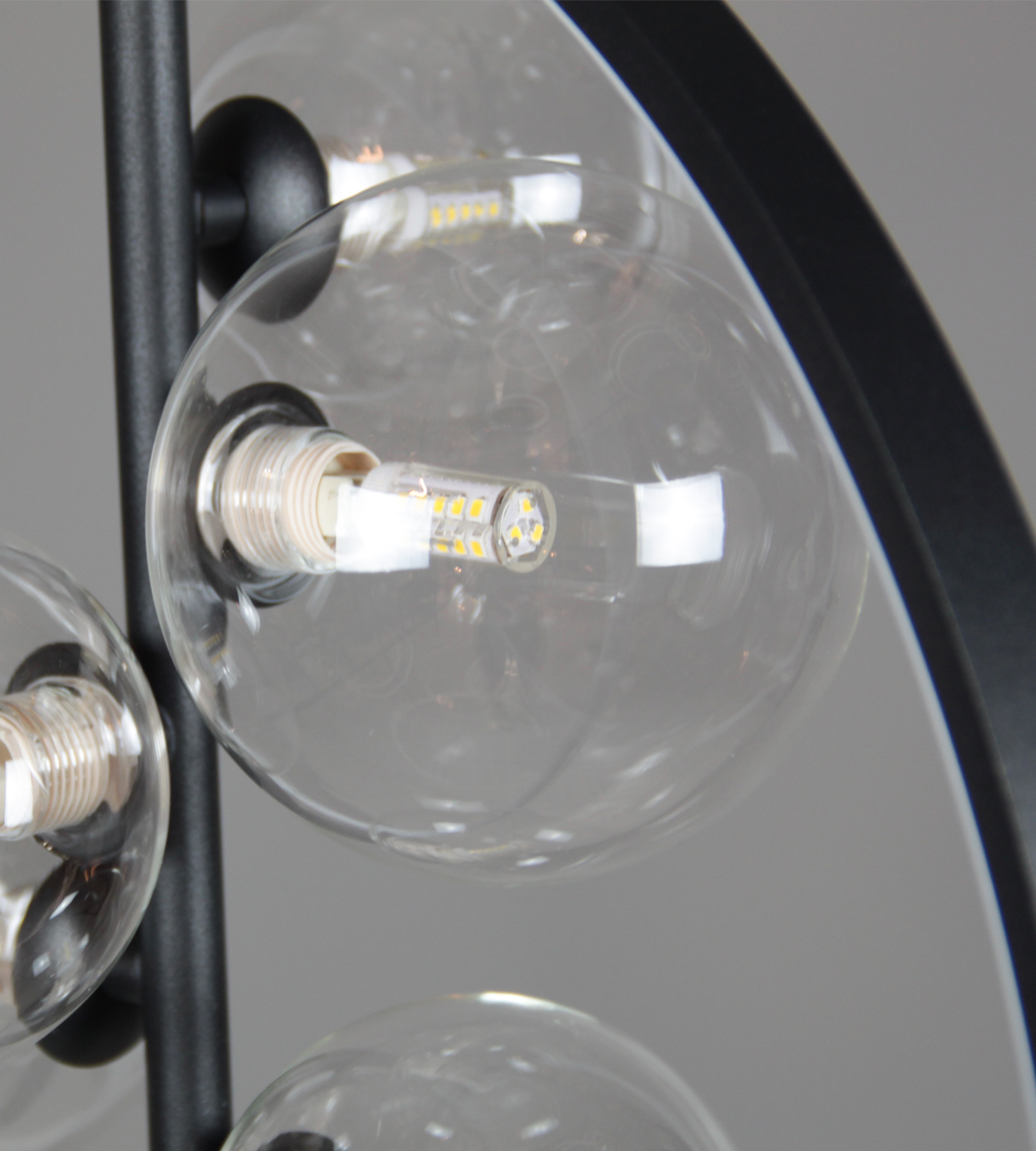 Люстра Kink Light Иона 50*  см, G9 5*5W (4000K), черный, 09408-5A,19