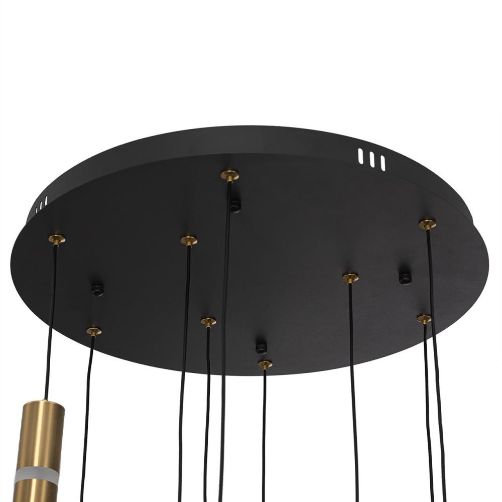 Подвесной светильник *45*30-200 см, 9*G9*15W, Citilux Lass CL249031, Золото\Черный