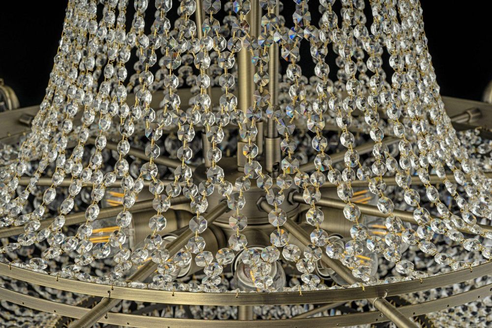 Люстра *100*110 см, 9*E27*60W, Dio D`arte Lodi Antique Lodi E 1.6.9.600 A, Бронза