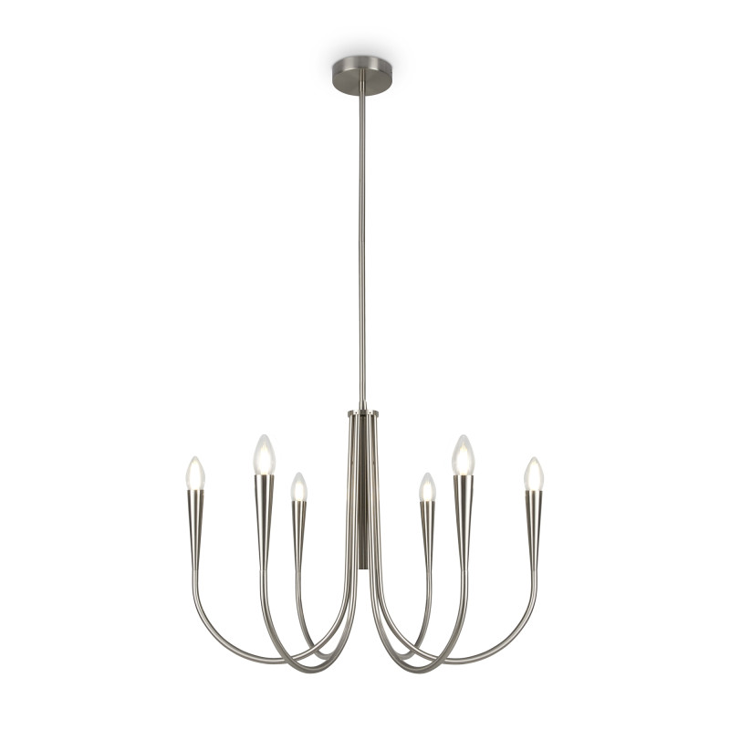 Светильник 63 см, Freya Branches FR5253PL-06N, никель