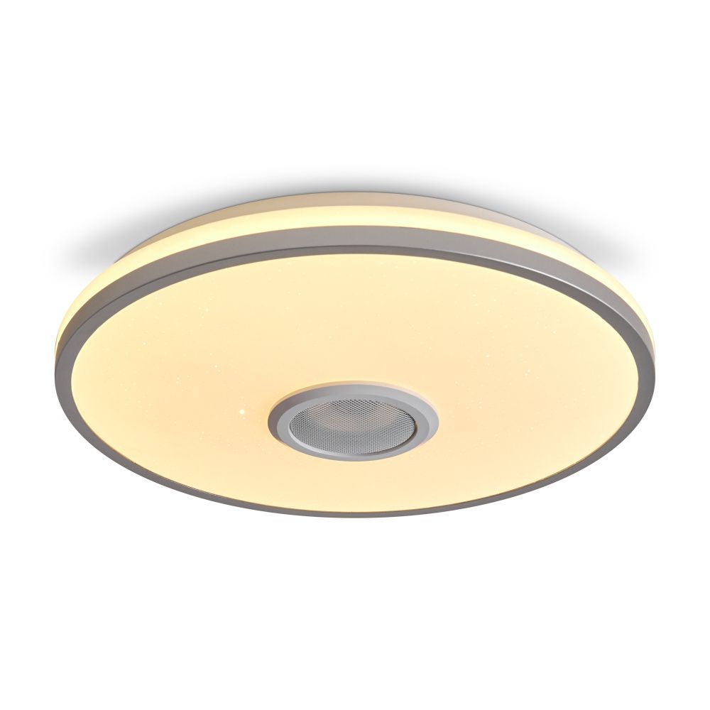 Светильник 34*34*6-6 см, *LED*38W, 3000-6500+RGBK, Freya Ронд/Rond FR6226CL-L36W, Белый