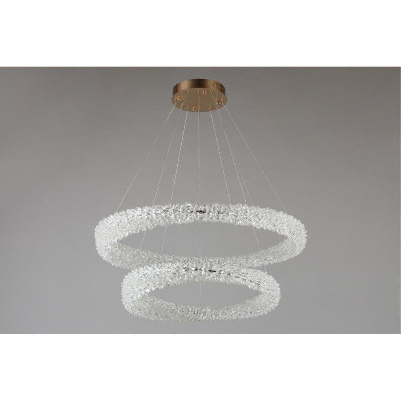 Подвесная люстра 80*70-200 см 150W, 4000K, Aployt Marcelina APL.853.03.150, золотой