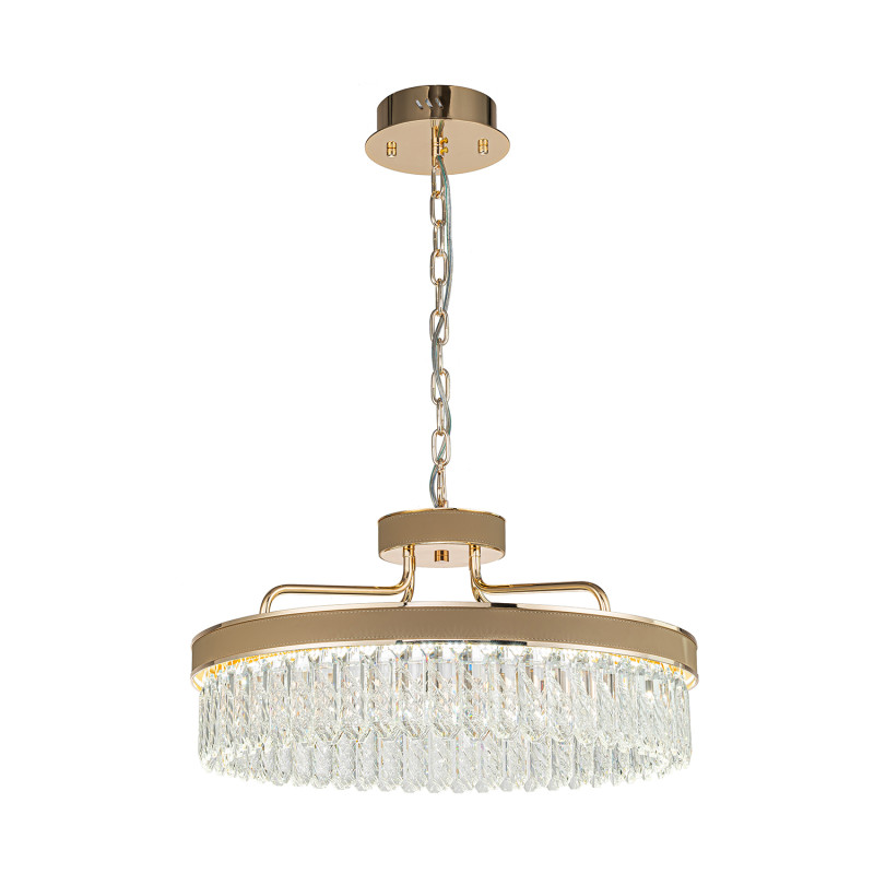 Подвесная люстра 60*116,5 см, 1*LED, 60W, 3000-6000К, Favourite Visconte 4304-6P латунный