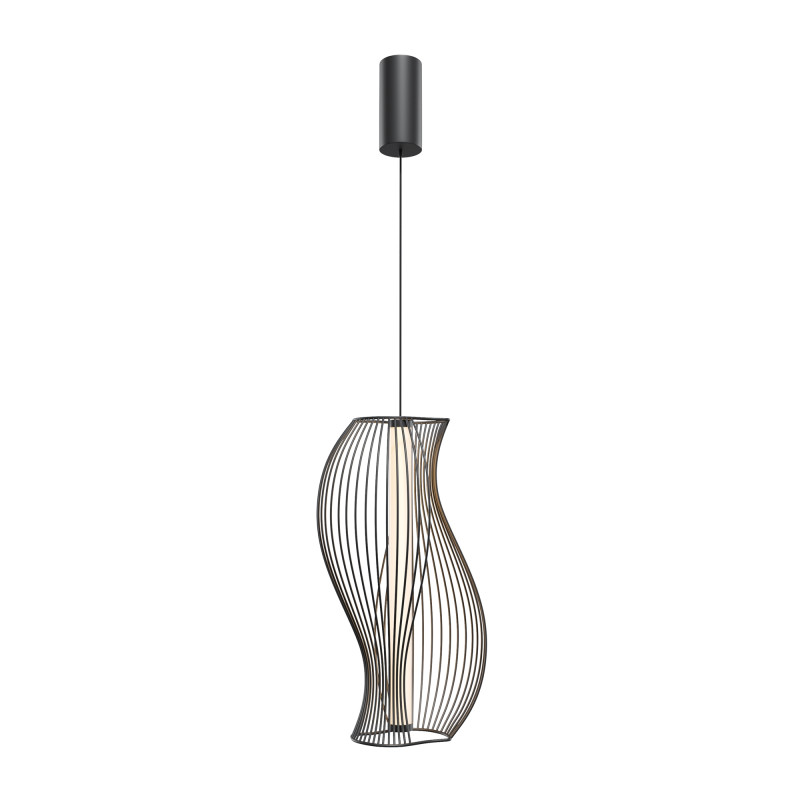 Подвесной светильник 20,9*17*352 см,  LED, 20W, 3000К, Maytoni Shadows of the past MOD263PL-L20B3K черный
