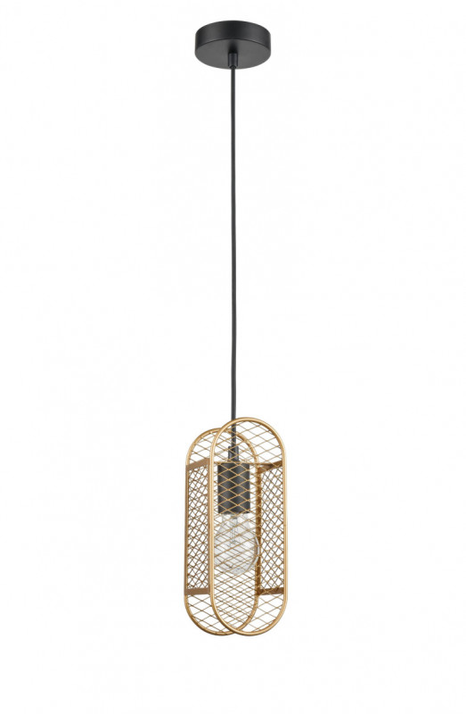 Подвесной светильник  10*149 см, 1*E27 черный, золото Vele Luce City VL6344P01