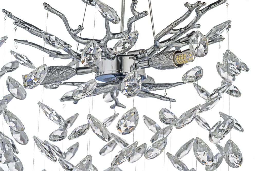 Люстра подвесная *37* см, 3*G9*40W, Dio D`arte Tavenna Nickel Tavenna H 1.5.32.638 N, никель