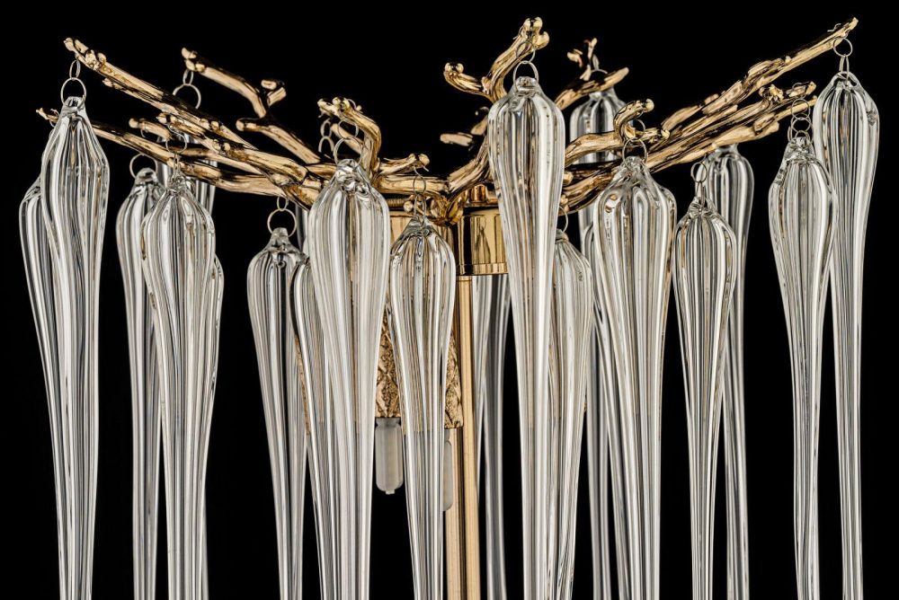 Настольная лампа *37*60 см, 3*G9*40W, Dio D`arte Tavenna Gold Tavenna H 4.1.1.101 G, Золото