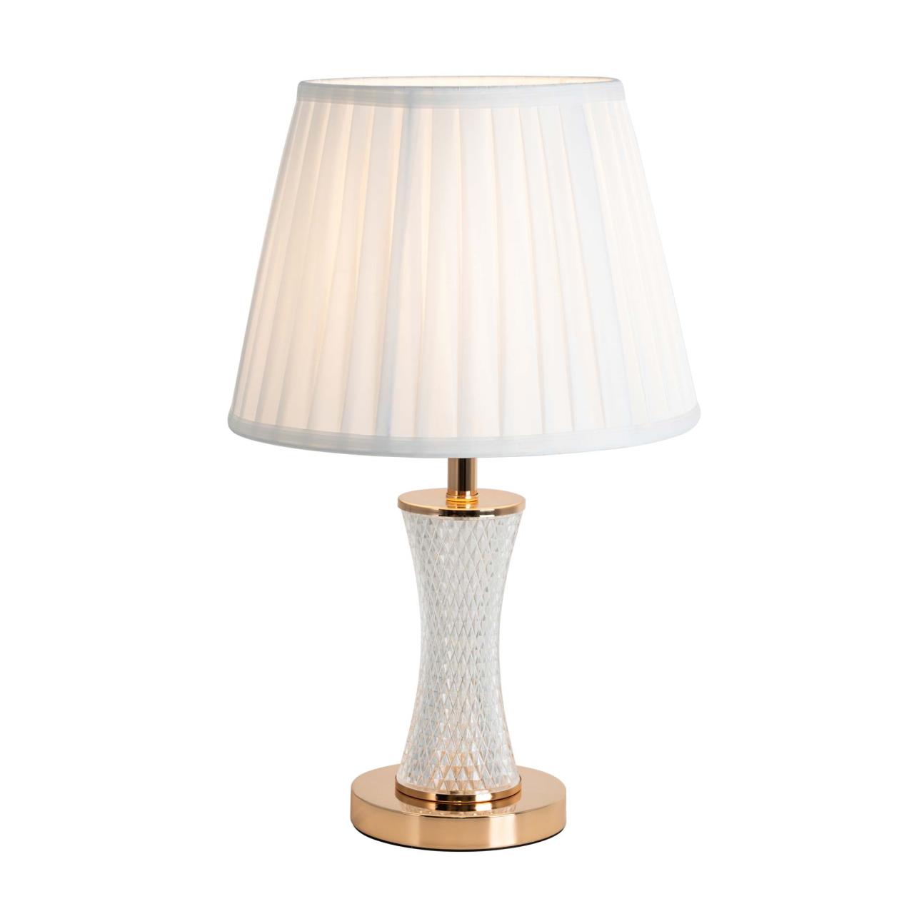 Настольный светильник Е27/LED, 1x60Вт/10Вт, 6500К / 2700, LED4U L6161 GD Золото