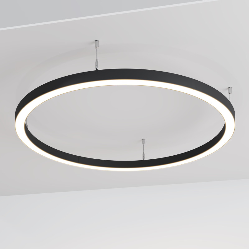 Радиусный профиль ALM-3535R-B-D-90°-0.8M 3,5*3,5*65,58 см, Maytoni Led Strip черный