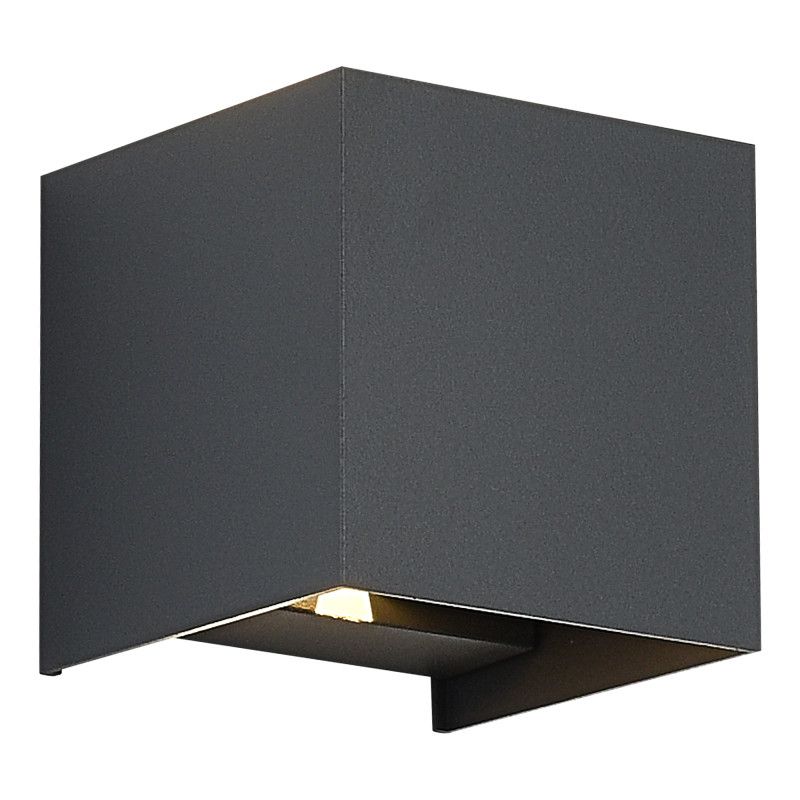 Светильник настенный 10*10*10 см, *LED*10W, 3000K, ST-Luce BRIK SL9513.701.01, серый