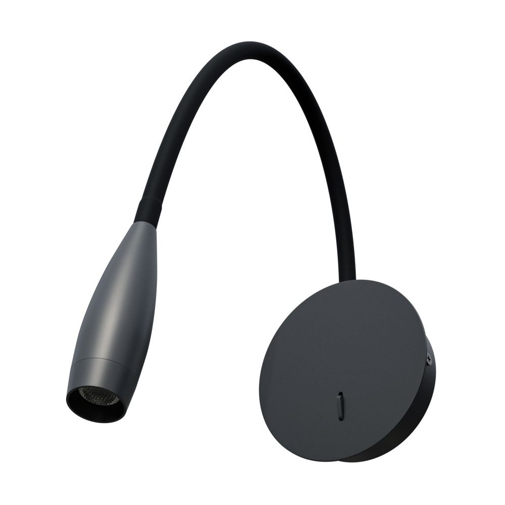 Бра 2,7*10,5*58,3 см, *3W, 3000K, Lightstar Omega 200337, Черный