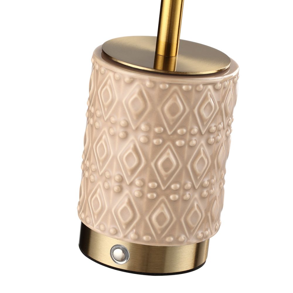 Настольная лампа 24 см, 3W, 3000K, Odeon Light 5453/3TL, бронза