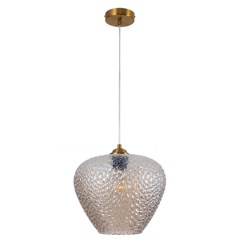 Подвесной светильник Divinare Capriccio 5004/17 SP-1, диаметр 29 см, латунь