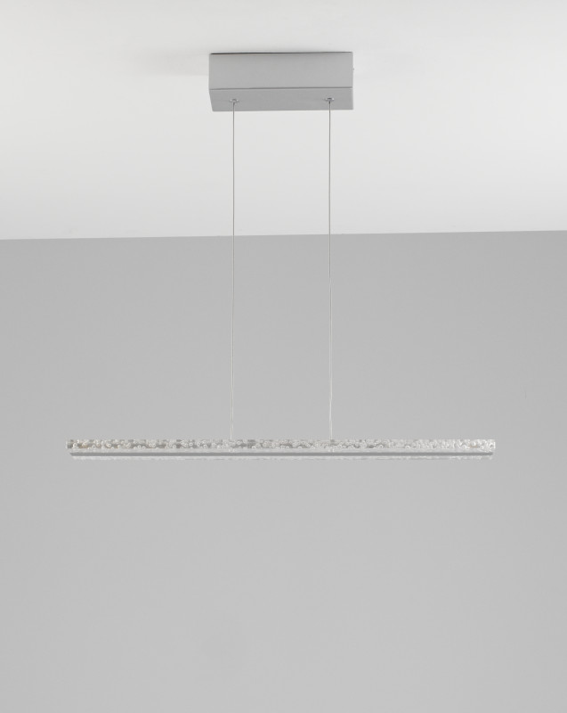 Подвесной светодиодный светильник 60*12*50 см, LED 24 W, Moderli Holo V1940-PL Серый